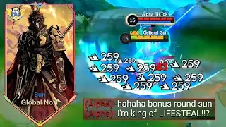 SORRY ALPHA LIFESTEAL!! THIS NEW SUN BUILD WILL MAKE YOU USELESS IN🔥 | SUN TERBARU 2024 | MLBB