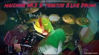 Native Instruments Maschine mk3 & Traktor & Live Drums Jam