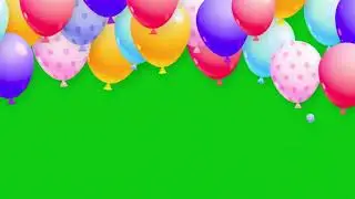 balloon green screen | green screen animation | green screen 4k