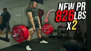 Deadlifting 826LBS x 2 | NEW DEADLIFT DOUBLE PR