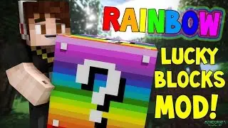 Обзор мода  Rainbow Lucky Blocks