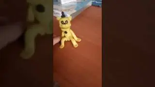 Мой Голден Фредди из пластилина