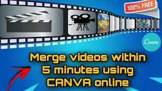 how to merge videos | canva tutorial