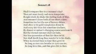 Summary of Sonnet 18 in English #literature #summary