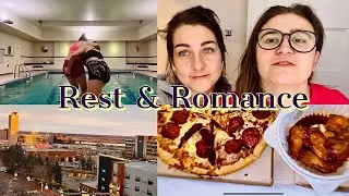 Skipped Christmas?! Night at the Hotel! Sometimes it’s nice to get away & Relax} Lesbian Couple