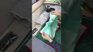 РАСПАКОВКА посылки из магазина 1 метр ткани. Мои работы.