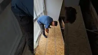 Preparing this floor for underfloor heating overlay  #woodworking #construction #diy #homeimprovemen