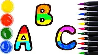 How to draw the alphabet  ABC ?