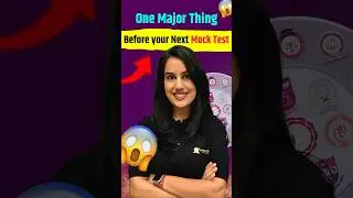 🚨One Major Point Before Every Mock Test | Kriti Bhatnagar #shorts