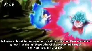 Dragon Ball Super: SPOILERS Episodes 127, 128, 129, 130 & 131. Titles and Synopsis