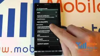 How To Setup/Connect To/Configure Wireless (WiFi) - Sony Xperia S
