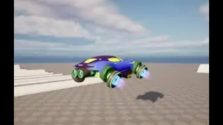 Custom Hover Vehicle. Unreal Engine 5.3.0