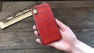 Чехол для iPhone X, XS, XR, XS Max из кожи крокодила Kansory, ручная работа A0086O4
