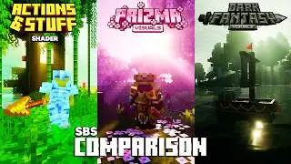 Minecraft PS5 XBOX Shaders COMPARISON in Bedrock