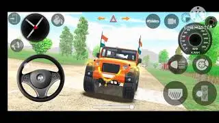 Dollar (Sang) Modified Mahindra Yellow Thar😈 || lndian Cars Simulator 3D || An...