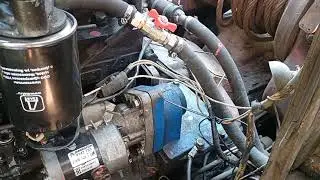 Убрал пускач и поставил переходник под стартер 12 v., часть 2