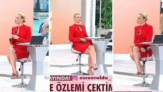 ESRA EROL 19 MAYIS 2026 KIRMIZI ELBISE FRIKIK