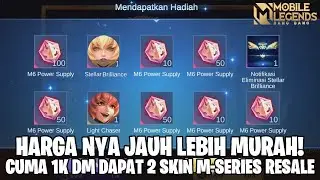 TERNYATA HARGA NYA LEBIH MURAH - CUMA MODAL 100 DM BISA DAPAT SKIN M-SERIES RESALE! GACHA M6 SHOP