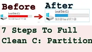 How To Free Up Space On Windows 10 2021 | How To Clean C Drive