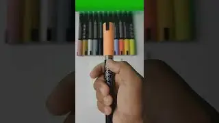 Drawing kakashi with Paint Parkers! | Mini canvas (#shorts)