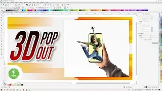 3D Pop Out Photo Manipulation in Coreldraw | Graphic Design 