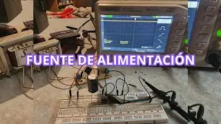 Analizando las etapas de una fuente de alimentación lineal. Utilizando regulador LM7806#electronic
