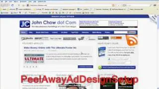 Kelebihan PEEL AWAY AD dipasang di blog anda