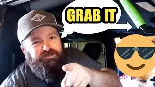 How we Install Jeep Wrangler JKU Grab Handle Bars -  bearded broski