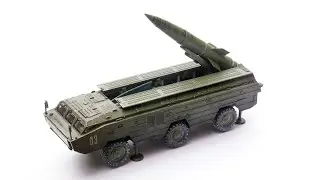 AM1/72苏联SS-21圣甲虫战术导弹车成品模型开箱测评