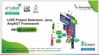 LIVE Project Selenium, Java, AnyAUT Framework Part 2 of 15