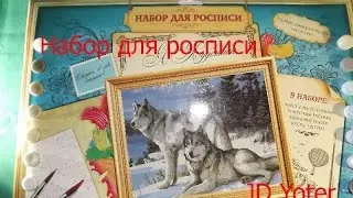 Распаковка DIY набора - Набор для росписи 