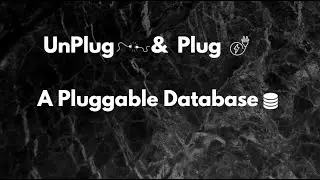 Unplug and Plugin a Pluggable Database