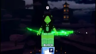 roblox avatar showcase | green ninja katana blade ball
