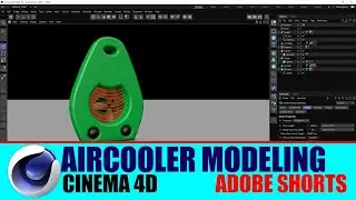 AirCooler Modeling || Cinema 4D || Adobe Shorts
