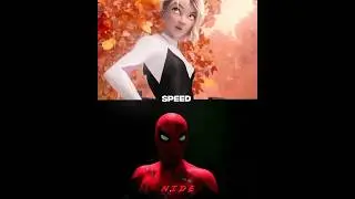 Spider man VS Ghost spider #shorts #spiderman #acrossthespiderverse #youtubeshorts #1vs1 #fypシ #mcu