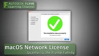 Licensing the Flame Family - macOS Network License