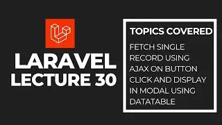 Laravel Yajra DataTables with View Button Popup | Bootstrap Modal in Laravel 11