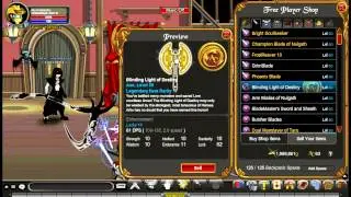 AQWorlds No Life Thing- Deleting/Selling Blinding Light Of Destiny!