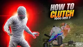 How To Clutch Intense Situation | Bgmi Montage ( 4Fingrler+ Gyro ) iqoo Neo 7 Conqueror Lobby