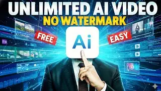 Unlimited AI Video Generator FREE 🤯 | No Watermark | Full Tutorial