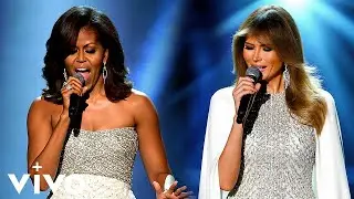 Melania Trump & Michelle Obama Singing Live 