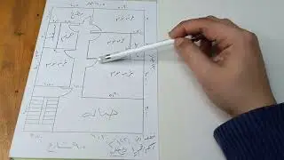تصميم ارض ١٢٣ متر مربع ٤ غرف نوم وحمام ومطبخ وصاله كبيره تصميم رقم ١ تصميم  الارضي واجهه ٩م في ١٣م