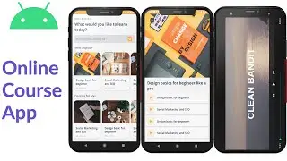 Online Course Android App | Android Studio Tutorial