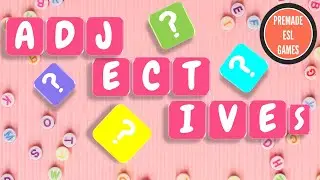 Beginner Adjectives | Unscramble The Words | Primary Level | Describing People | ESL | English Game