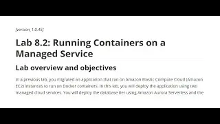 23110229 Trần Anh Huy Lab 8.2: Running Containers on a Managed Service | CloudComputing AWS