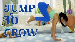 Jump To Crow Pose Yoga Drills For The Hips ✦ Hip Mobility Yoga Workout
