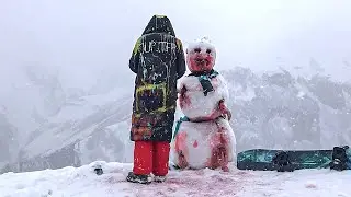 Der Urlaub Eines Mädchens Wird Chaotisch, Als Ihr Verlobter In Einem Schneemann Begraben Liegt