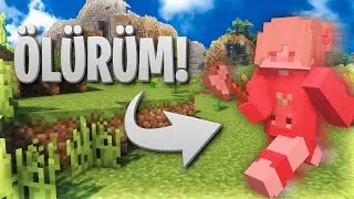 Minecraft ama ÇİMENE BASARSAM ÖLÜYORUM!