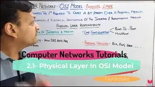 2.1- Working of Physical Layer In OSI Model In Computer Networks In Hindi