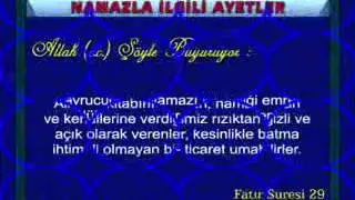 Namaz ile İlgili Ayet ve Hadisler 10 10